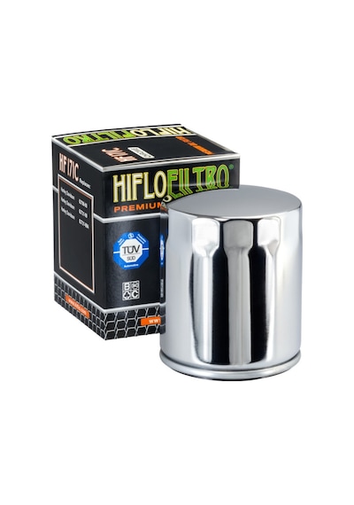 Harley D. Softaıl Deluxe Flstn 1584 2005-2017 Hiflo Krom Yağ Filtre Mtnm
