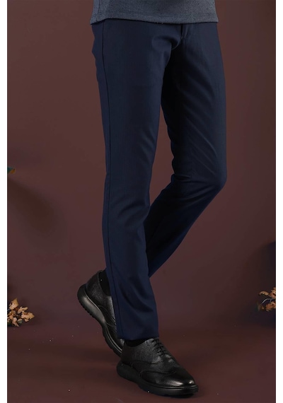 Efor P 1136 Slim Fit Lacivert Klasik Pantolon Lacivert