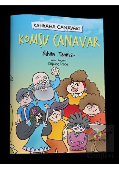 Komşu Canavar - Kahkaha Canavarı Eğiten Kitap  -  Eğiten Kitap