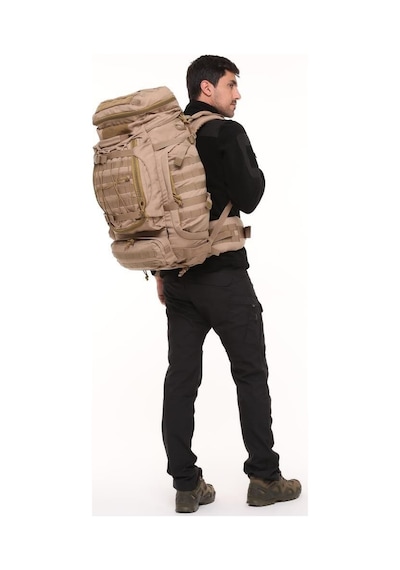 Single Sword Premium Kalite 100+10l Su Geçirmez Outdoor Sırt Çantası Bej