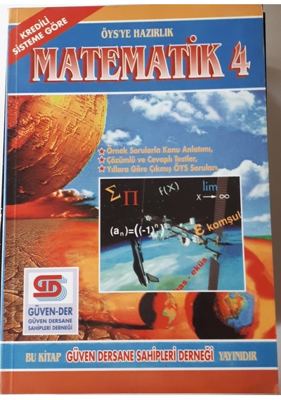 Öys Matematik 4 Güvender Yayınları 1995 Basım