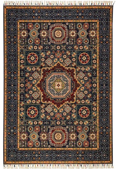 Çam Halı Sultani 821 Lacivert Yün Ve Bambu İle Özel Tezgahlarda Üretilen Otantik Desenli El Emeği Modern Uşak Halısı Lacivert Çam Halı Sultani 821 Lacivert Yün Ve Bambu İle Özel Tezgahlarda Üretilen Otantik Desenli El Emeği Modern Uşak Halısı Lacivert