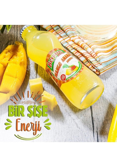 Beypazarı Doğal Maden Suyu Mango Ananas Aromalı 6 x 200 ML