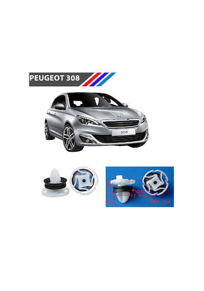Peugeot 308 Döseme Klipsi 7703077476 - 9345Zn 514123521