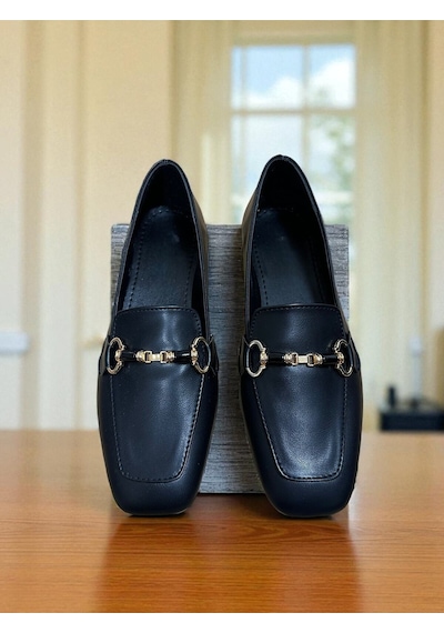 Aska Shoes Günlük Tokalı Babet 2025aska008 Siyah