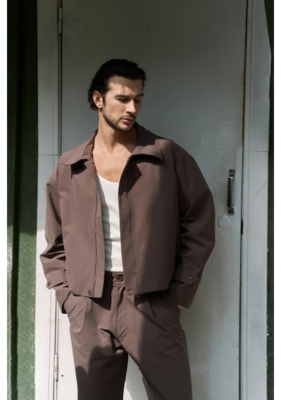 Mai Collection Mai Studios Co. Sergio Kemer Detay Kahve Erkek Ceket Kahve