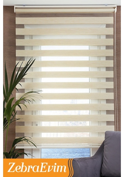 Zebraevim Bambu Krem Zebra Perde Yeni Sezon Zebraevim Bambu Krem Zebra Perde Yeni Sezon