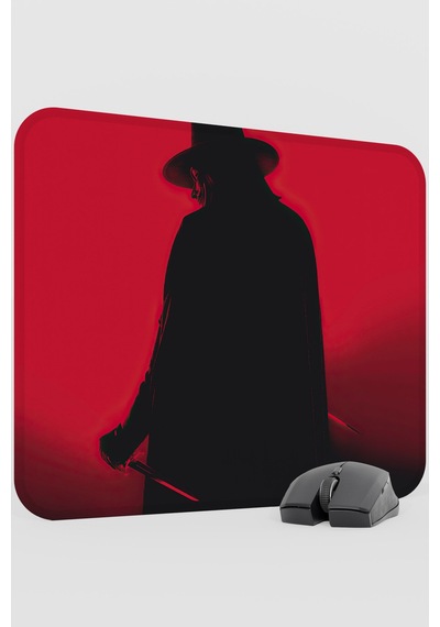 V For Vendetta 2 V1 48x40 Xl Gaming Kauçuk Kaymaz Taban Mouse Pad Fare Altlığı