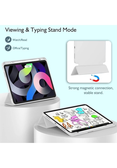Lenovo Tab Tb-311fu Tb-311xu 10.1inç Uyumlu Kılıf Kalem Bölmeli Smart Case Zaeh0039tr Kılıf