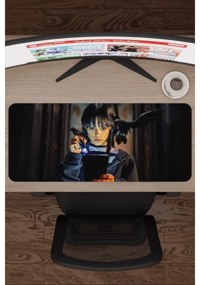 Wednesday V3 70x30 Xl Gaming Kauçuk Kaymaz Taban Mouse Pad Fare Altlığı