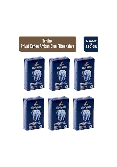 Tchibo Privat African Blue Filtre Kahve 6 x 250 G