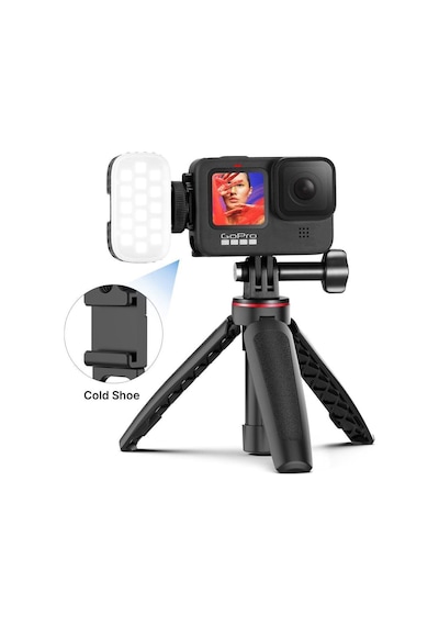 System5 Ulanzi G9-6 Gopro Hero 9 Kablo Girişli Pil Kapağı, Siyah