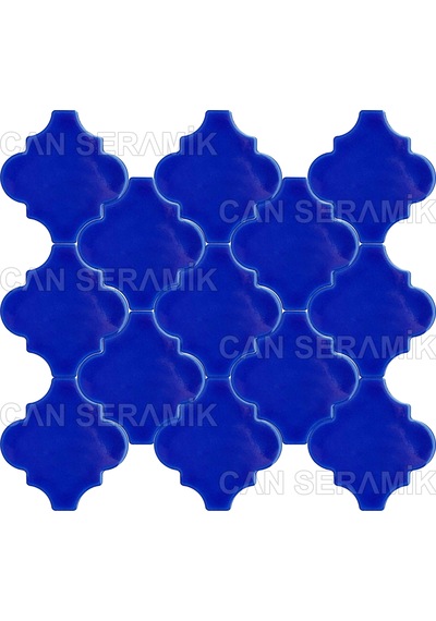 Can Seramik - 12x12 Cm. Arabesk Desenli Seramik Karo N11.270