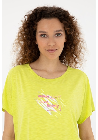 U.S. Polo Assn. Kadın Fıstık Yeşili Bisiklet Yaka Tişört 50284355-VR087 U.S. Polo Assn. Kadın Fıstık Yeşili Bisiklet Yaka Tişört 50284355-VR087