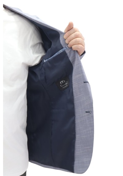 Twenhil Dmctekstil Erkek Ckt-202 Desenli Klasik Kesim Normal Kalıp Çift Düğme Blazer Ceket Koyu Mavi Twenhil Dmctekstil Erkek Ckt-202 Desenli Klasik Kesim Normal Kalıp Çift Düğme Blazer Ceket Koyu Mavi