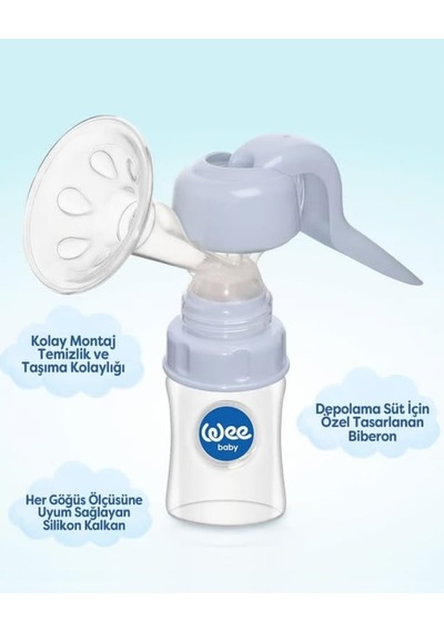 Wee Baby 752 Pratik Manuel Göğüs Pompası 6'li Paket