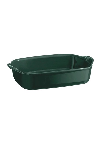 Emile Henry Fırın Kabı Dikdörtgen 19 X 30 Cm Yeşil/cedar Diğer