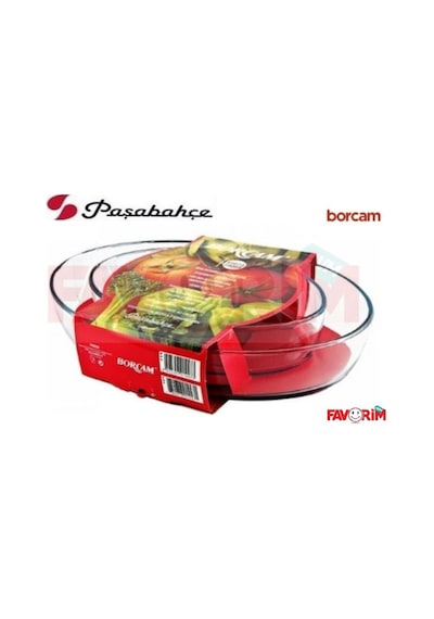 Paşabahçe 2'li Oval Tepsi Borcam 159033