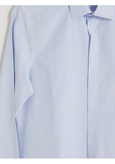 Lcw Busıness Mavi Slim Fit Poplin Erkek Gömlek