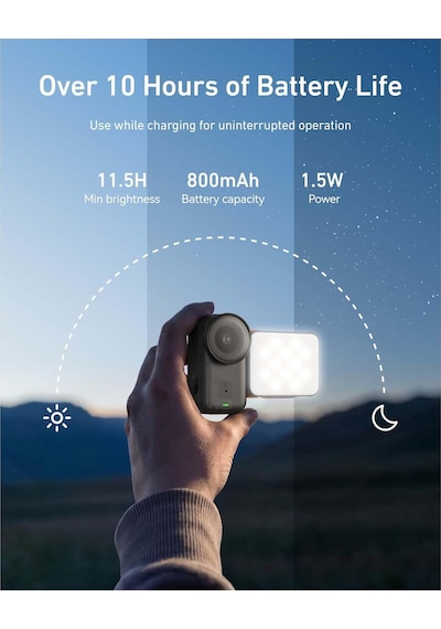 Osmo Action 6 Ve Osmo Nano İçin Manyetik Dolgu Işığı, Osmo Nano Fill Light, Osmo Action 6 Fill