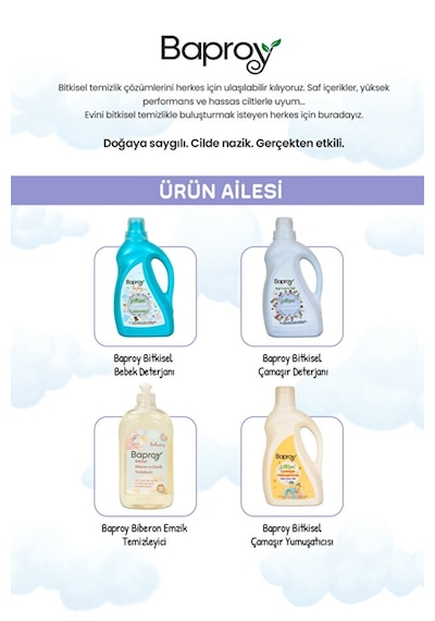 Baproy Bebek Yumuşatıcı 1000ml X 2 Adet