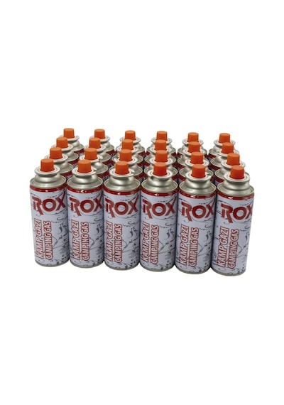Rox Kamp Ocak Gazı Valfli Kartuş 227Gr - 24 Adet Çok Renkli
