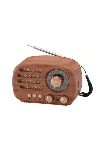 Buğz Ahşap Retro Radyo