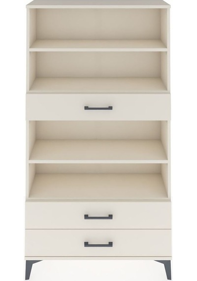 Arges Dolap 4 Raflı 3 Çekmeceli 88x30x163 Aytaşı-aytaşı Aytaşı