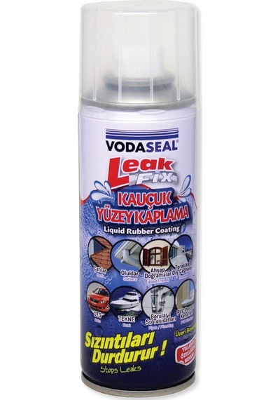 Leak Fix Su Geçirmez Sızdırmaz Sızıntı Önleyici Kauçuk Kaplama İzolasyon Sprey 200 ML