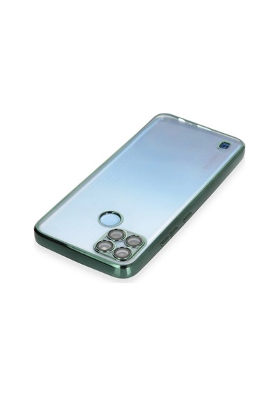 Realme C25y Kılıf Razer Lensli Silikon - Yeşil 0.2M-Çok Renkli