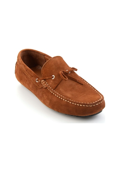 Bambi Taba Hakiki Deri Erkek Loafer Ayakkabı E01547009902 Taba
