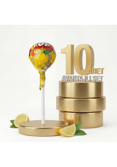 Afia Lolipop Meyve Aromalı Sert Şeker 10x10 Gr