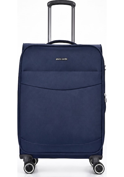 Pierre Cardin Ultra Light Hafif Lüx Kumaş Orta Boy Valiz Lacivert 04pc6005