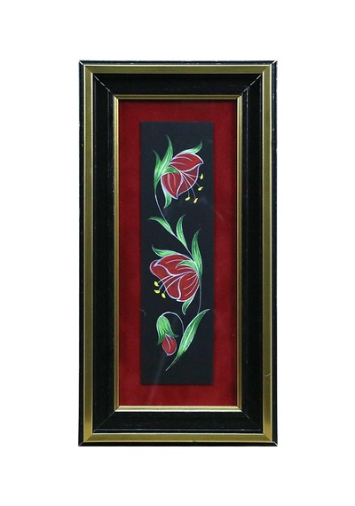 E38 El İşçiliği Suluboya Tablo - 16 32 Cm - 6531