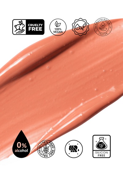 Lip & Cheek Dudak Ve Yanak Renklendirici Likit Allık Nemlendirici Etkili Şeftali