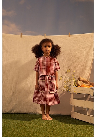 Oh La La Koala Bordo Daisy Picnic Serisi Etekli Takım