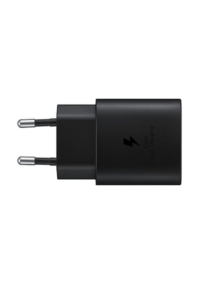 Samsung Uyumlu Typec 25W Hızlı Şarj Aleti Siyah + Type-C Kablo