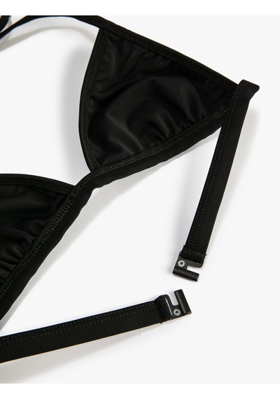 Koton Üçgen Bikini Üstü Pul Payetli Siyah 3sak10167bm 3SAK10167BM999 Siyah