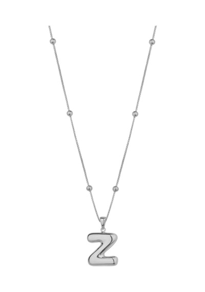 Taşsız Gümüş Tombul Harf - Z Harfi Harfi Rose Gold