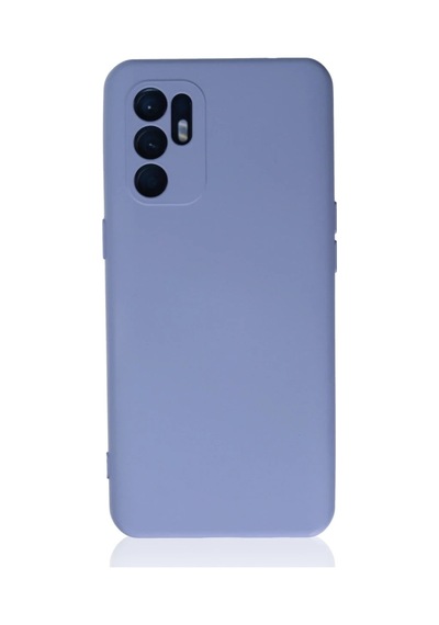 Oppo Reno 6 Kılıf Nano İçi Kadife Silikon - Lila 0.2M-Çok Renkli