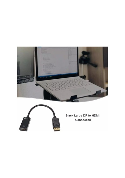 4k Displayport To Hdmı Görüntü Kablosu - Displayport Erkek'ten Hdmı Dişi'ye Ultra Hd Dönüştürücü Adaptör Dp To Hdmı Converter -jl-d1001k
