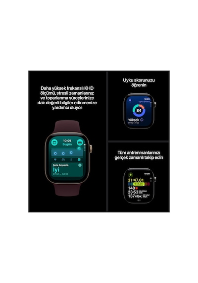 Apple Watch Series 12 GPS MJEL4TU/A 46 MM Akıllı Saat (Distribütör Garantili)