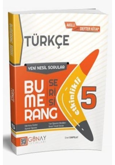 5. Sınıf Bumerang Etkinlikli Türkçe  -  Erhan Çapoğlu  -  Günay Yayıncılık