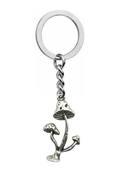 Mushroom Anahtarlık Mantar Figürlü Zamak Metal Unisex Anahtarlık