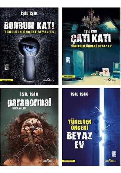 Işıl Işık Kitapları - 4 Kitap Set / Bodrum Katı - Çatı Katı - Beyaz Ev - Paranormal Hikayeler - Işıl Işık