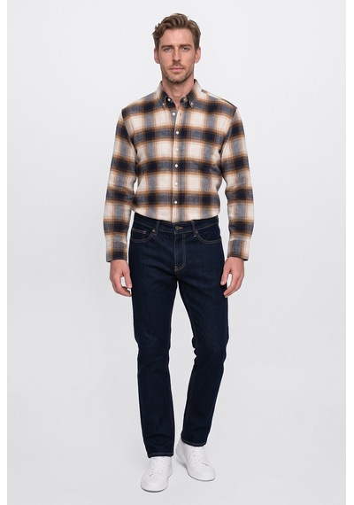 Ac&Co / Altınyıldız Classics Erkek Lacı Pamuklu Baggy Fit 5 Cepli Esnek Jean Kot Denim Pantolon