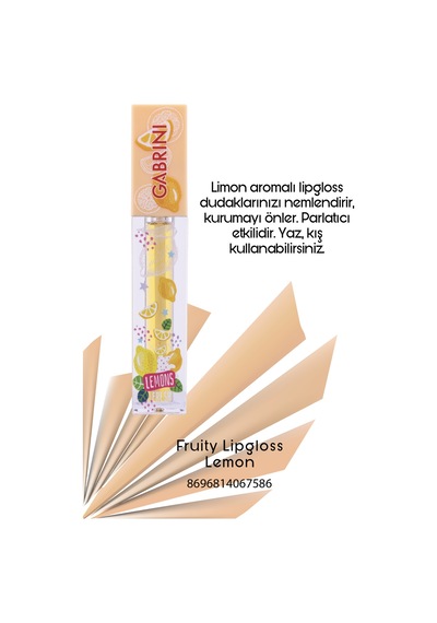 Gabrini Lemon Fruity Lipgloss
