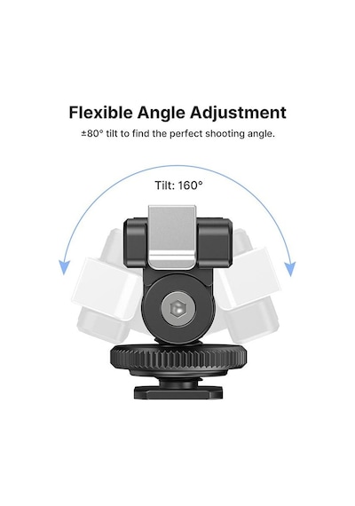 Ulanzi Ca22 Djı Osmo Action 3/4 İçin Cold Shoe Adaptörü