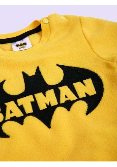 Batman Lisanslı Bebek Polar 2'li Takım 18281 BBM18281- Sarı - Siyah