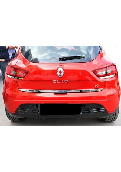 Renault Clio 4 Hb 2012 - 2019 Krom Bagaj Alt Çıtası
